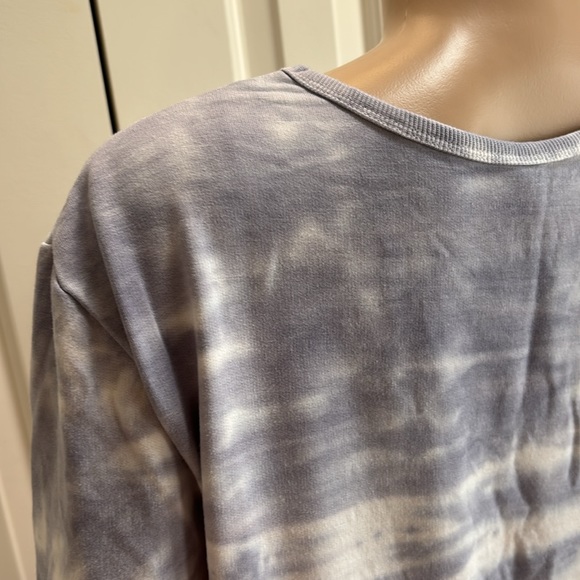 Green Tea Womens Size L Long Sleeve Tie Dye Shirt. so Soft. Pink & Blue. - Picture 7 of 11